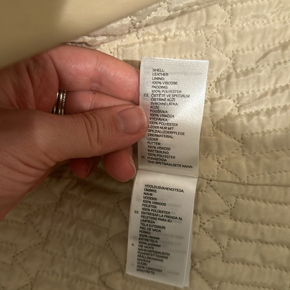 H&M STUDIO LEATHER ๐๏ธ๐๏ธ๐๏ธ๐๏ธ๐๏ธ JACKET - Picture 7 of 8